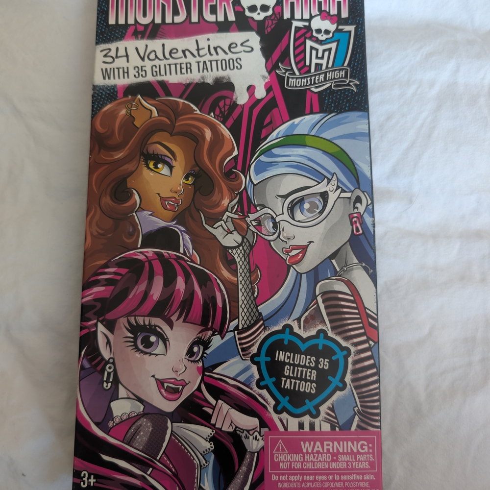 Monster High Glitter Tattoos Set